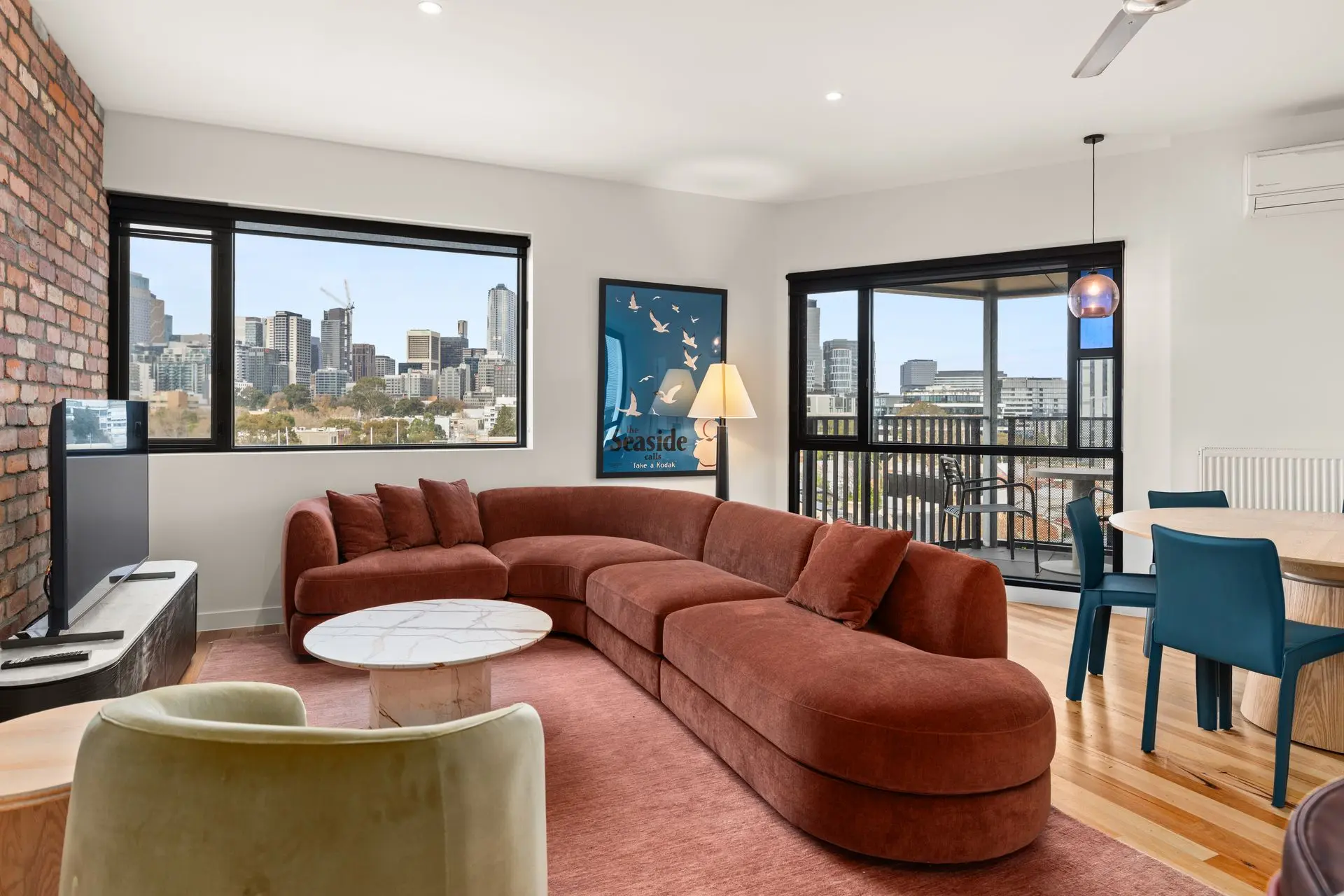 Hawke & Hide Designer 3BR Balcony Retreat